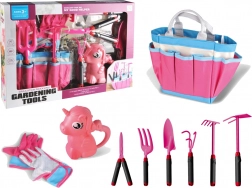 Kerti készlet szerszámokkal és egyszarvúval