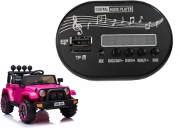 Zenei panel akkumulátoros gyerekautóhoz