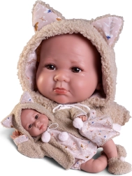 Realisztikus baba újszülött Antonio Juan Luca puha testtel 42 cm