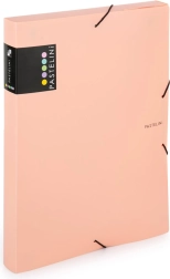 Doboz gumival A4 Pastelini barack