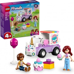 LEGO Friends unikornis tortafutár autó