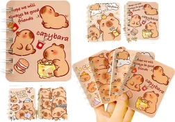 Kapibara Line jegyzetfüzet készlet 4 db A7