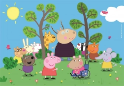MAXI Peppa malac puzzle barátokkal, 24 darab