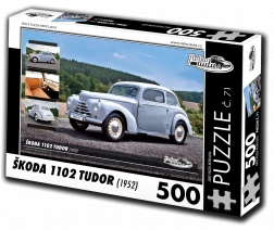 Retro autók puzzle Škoda 1102 Tudor 500 darab