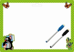 Kétoldalú törölhető rajztábla Krték rajzfilmfigurával A4