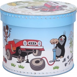 Kerek doboz vághídmotívummal Krtek 20 cm