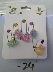 Gyümölcsös Gyűrűk Készlete, 5 db