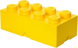 Lego tárolódoboz 8 sárga