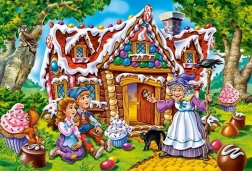 maxi puzzle 40 darabos hansel és gretel