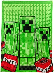 Minecraft Creeper takaró párnával