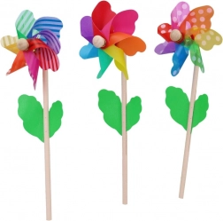 Fa szélkerék 12 cm, 3 fajta