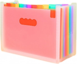 Dokumentumrendező A4-es formátumban színes fülekkel és zsebekkel