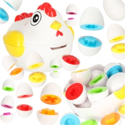 Oktató puzzle Tyúk tojáforma szorterrel