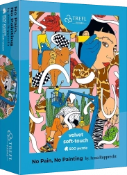 Trefl puzzle Velvet Soft Touch UFT 500 darab – nincs fájdalom, nincsenek festmények