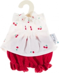 Musselin készlet babákhoz, 21 cm Cseresznye