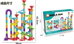 golyópálya – építőkészlet, 113 darab