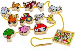 Fűzős fa játék – Az első állataim