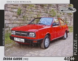 Puzzle RETRO-AUTA Škoda Garde 40 darab