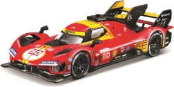 Bburago Ferrari 499P 1:43 24h Le Mans 2024 kemény tokban