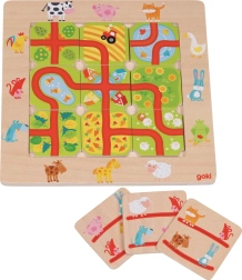 Goki társasjáték Találd meg az utat a farmra