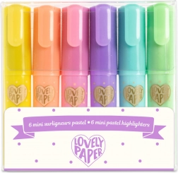 Pasztell mini kiemelők Djeco