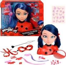MIRACULOUS LADYBUG Marinette Deluxe formázófej kiegészítőkkel