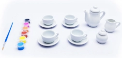 kreatív teáskészlet-festő szett