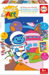 Számozott kifestő: Űr EDUCA