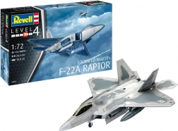 LOCKHEED MARTIN F‑22A Raptor műanyag makett