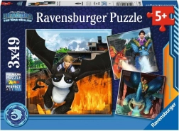 Puzzle Így neveld a sárkányodat: Kilenc királyság a Ravensburgertől