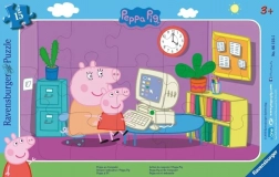 Peppa malac keretes 15 darabos puzzle