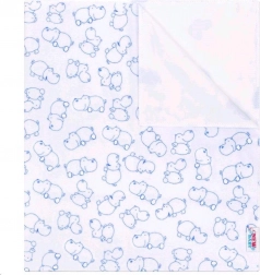 Vízálló flanel pelenkázó alátét NEW BABY – víziló