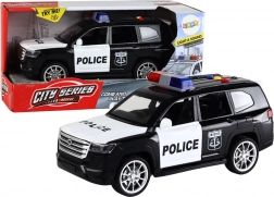 Rendőrautó effektekkel, nyitható ajtókkal és 1:14 méretaránnyal