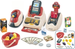 Bevásárló készlet gyerekeknek hangokkal és fényekkel