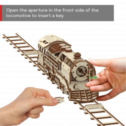 Fa 3D puzzle WOODEN CITY Express sínekkel