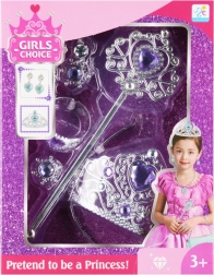 Hercegnős készlet lila kiegészítőkkel jelmezekhez