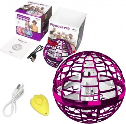 Flynova LED repülő gömb rózsaszín 10 cm
