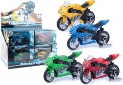 Fém versenymotor 11 cm