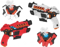 Lézerfegyver készlet + füstfunkciós pajzsok