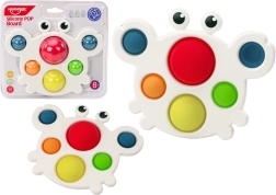 Szilikon szenzomotoros játék Rák Pop It