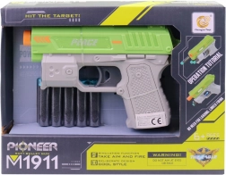 Gyerek pisztoly lövedékekkel, 16 cm