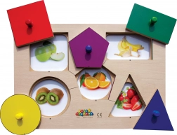 Just Jigsaws Fa Puzzle Formák és Memória 6 darab és 4 sablon