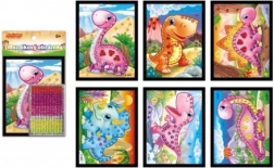 Mozaika Mini Dinoszaurusz Csillogó 10x12 cm