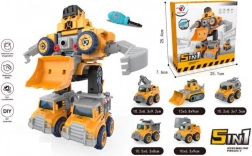5 az 1-ben robot átalakítható járművekké DIY