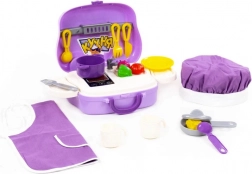 POLESIE gurulós bőröndös szakácskészlet (21 darab)