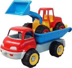 Androni teherautó rakodógéppel Matteuz