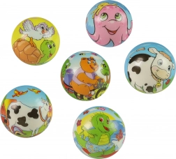 Habugráló labda Állatkák 6 cm