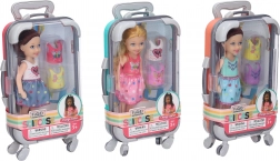 Baba bőröndben 20 cm