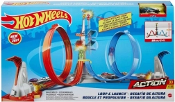 Hot Wheels torony Magasban vívott párbaj versenypálya győzteskalittal
