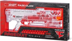 X-Shot FAZE CLAN Ragequit Round átlátszó habgolyós blaster